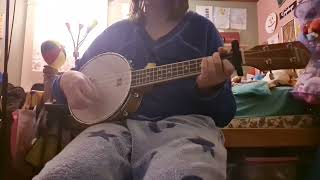 Red Dirt Girl  Emmylou Harris Cover on the OscarSchmidt Banjo Uke Banjolele [upl. by Poucher]