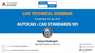 Webinar AutoCAD CAD Standards [upl. by Nylhtak]