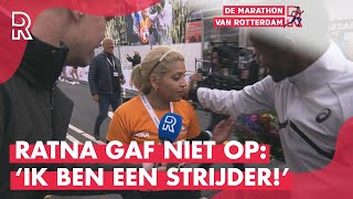 Ratna uit Den Haag is de LAATSTE LOPER bij NN MARATHON ROTTERDAM 2023 [upl. by Jarietta276]