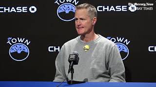 Kerr on Warriors approach to Harden and Christmas Day game experience for youth [upl. by Murrah]