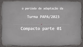 Adaptação da Turma PAPA 2023 parte 01 [upl. by Sosthenna]