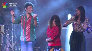 Papon Sings quotBihuquot  North East Festival 2018 [upl. by Enilec]