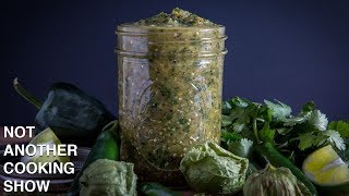 how to make SALSA VERDE  ROASTED TOMATILLO SALSA [upl. by Johansen762]