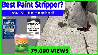 Testing Paint StrippersRemovers Kwik Strip vs Watco vs Citristrip The Results May Surprise You [upl. by Rosamund]