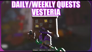 New DailyWeekly Quests In Vesteria [upl. by Aramal]