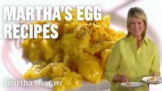 Martha Stewarts Best Egg Recipes  Omelettes Egg Salad Hollandaise and Eggnog [upl. by Nylaret656]