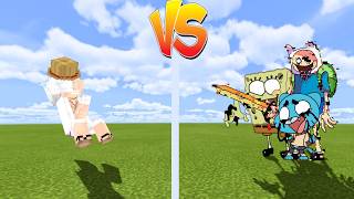 LUFFY GEAR 5 VS CARRTOON NETWORK PIBBY MINECRAFT [upl. by Kcirre]