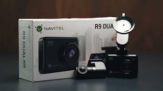 NAVITEL R9 DUAL – видеорегистратор с цифровым спидометром GPSинформераом и Full HD задней камерой [upl. by Kelcy895]