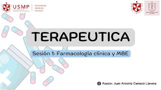 Terapéutica  Sesión 1  Juan Campos  20241 [upl. by Yrakcaz]