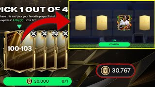 I OPENED 100103 OVR EXTRA TIME 30k POINTS PACK IN FC MOBILE 25… [upl. by Niawat]