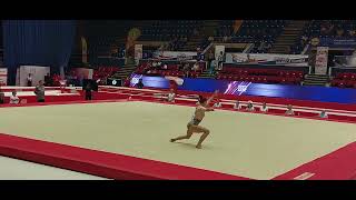 Kaylia Nemour  Floor Final RomGym 2024 [upl. by Rebmyt]