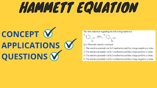 Hammett Equation  Application and Questions  Gate Chemistry [upl. by Groot]