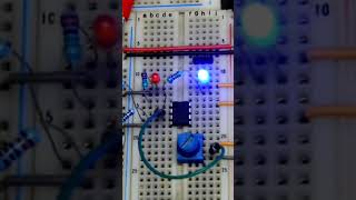 Output for Op Amp Inverting Comparator Circuit short shorts electronics [upl. by Meehahs]