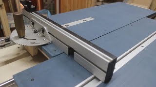 Table Saw Build  Part 5  Sliding Table For The Table Saw ➲ DIY WoodWorking For Aug16 [upl. by Standice]