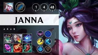 Janna ARAM  EUW Master Patch 1420 [upl. by Nymzaj]