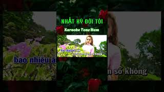 🎤 Karaoke NHẬT KÝ ĐỜI TÔI  TONE NAM karaoke nhachaymoingay thinhhanhyoutube bolero trending [upl. by Ahael]