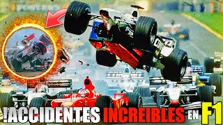 TOP 10 Accidentes MÁS DRAMÁTICOS En La F1 [upl. by Rodd798]