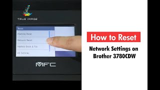 Reset Network Settings on Brother MFCL3710CW MFCL3720CDW MFCL3750CDW MFCL3770CDW MFCL3780CDW [upl. by Meredithe146]