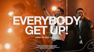 EVERYBODY GET UP  Army of God Worship Official Music Video [upl. by Airdnola281]