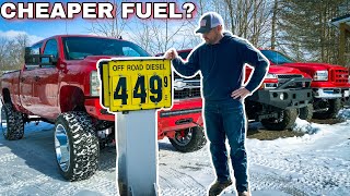 Should You Use Off Road Diesel Fuel In Your Truck EXPLAINED [upl. by Neenahs]