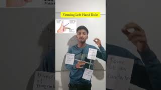 Fleming Left Hand Rule । science viralvideo [upl. by Dall709]