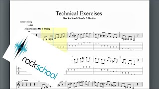 Technical Exercises Grade 5 Guitar [upl. by Anerom]