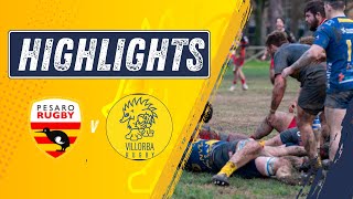 Pesaro Rugby vs Villorba Rugby  Highlights Serie A  Giornata 7 [upl. by Cooper]