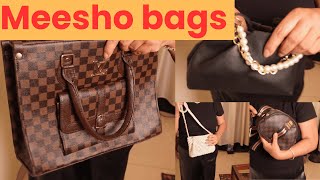 MEESHO BAGS HAUL🛍️ Under 500  Most Affordable Luxury👜✨️Itne Saste Or Sunder [upl. by Notsa]