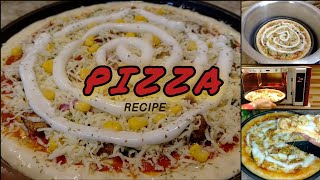 pizza recipe oven and without oven🍕  homemade perfect pizza recipe perfect pizza daugh [upl. by Nahshun]