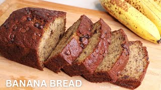 Easy Moist Banana Bread Recipe  No Machine Needed  Banana Cake [upl. by Lehplar]