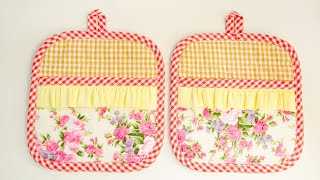 How To Make Pot Holder  Sewing Project  Thuy Craft [upl. by Suriaj531]