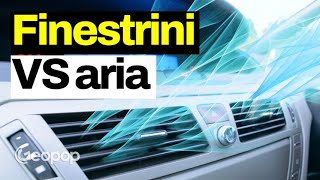 Si consuma meno carburante con laria condizionata o con i finestrini aperti Dipende [upl. by Anoel]