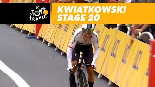 Michał Kwiatkowski  Stage 20  Tour de France 2018 [upl. by Lajes]