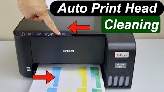 Epson ET 2400 Print Head Cleaning L1210 L1250 L3210 L3250 Printers Auto Print Head Cleaning [upl. by Atnoek]