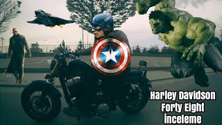 HARLEY DAVIDSON  FortyEight 48 inceleme  Bir tur versene motovlog [upl. by Yesmar]