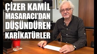 Cumhuriyet gazetesi karikatüristi Kamil Masaracı güncel çizimleriyle Cumhuriyet Tv’de [upl. by Lauer]