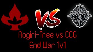 AogiriTree vs CCG  Ending a war in 1v1 RoGhoul [upl. by Natfa549]