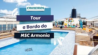 🛳 Tour a Bordo do MSC Armonia [upl. by Laaspere]