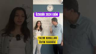 ÖZDEBİR 2024 Ekim yazım kuralları ÖSYM favorisi [upl. by Sprage]