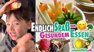 Endlich Spaß an gesundem Essen 🙏🏻🍏🥕 TIPPS amp TRICKS  Kinder  Ernährung  mamiblock [upl. by Geerts697]