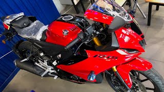 New 2024 Yamaha R15 v4 Full Detailed Review  OnRoad Price  New Features❤️ [upl. by Kennan726]