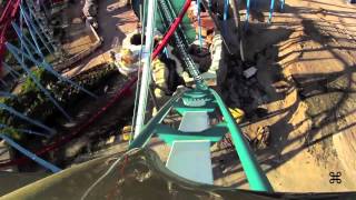 Shambhala HD POV new BampM Hypercoaster PortAventura 2012 and offride [upl. by Eelra]