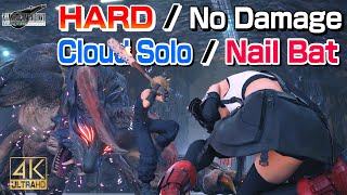 Final Fantasy VII Remake Intergrade  Type0 Behemoth HardNo DamageCloud SoloNail Bat 4K [upl. by Ande]