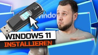 Windows 11 installieren deutsch 2022 USBStick erstellen  Windows einrichten [upl. by Luciana]