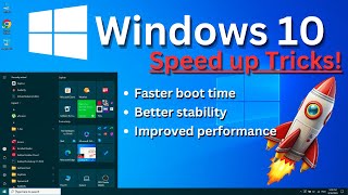 Speed Up Your Windows 10 Performance in 5 Minutes best settings [upl. by Ajoop]