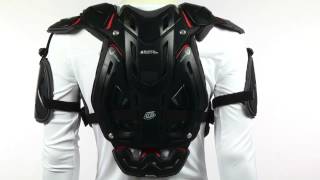 Troy Lee Designs Shock Doctor CP5955 Chest Protector  360  Black [upl. by Aicatsue518]