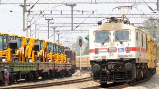 Seshadri Express Meets RoRo Train  INDIAN RAILWAYS [upl. by Aicilec394]