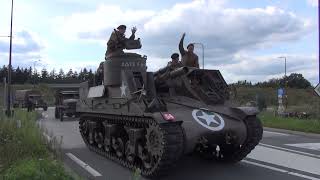 80 years Liberation Task Force parade in Valkenswaard Netherlands Doortocht bevrijdingstocht [upl. by Nad]