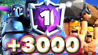 🏆3000 with PEKKA BRIDGE SPAM deck🫶🏻Clash Royale [upl. by Ayyn]