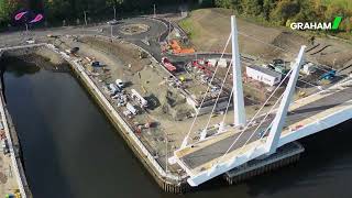 Renfrew Bridge Drone Footage October 2024 [upl. by Waylon555]